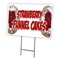Signmission Strawberry Funnel Cake Yard & Stake outdoor plastic coroplast window, C-1216-Strawberry Funnel Cake C-1216-DS-Strawberry Funnel Cake - alternate 1